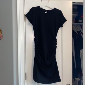 Black Scrunched Up Dress